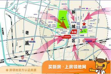 中汇广场SOHO位置交通图1