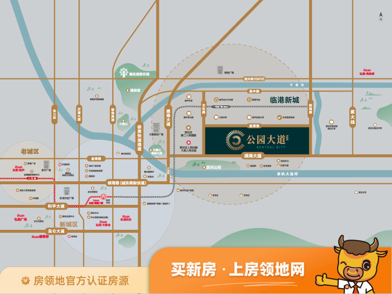 弘阳公园大道位置交通图2