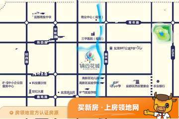 锦尚花城位置交通图5