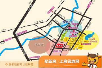 锦绣国际商贸城位置交通图1