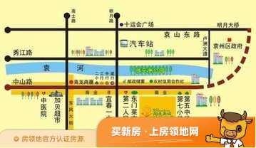 阳光新城位置交通图1