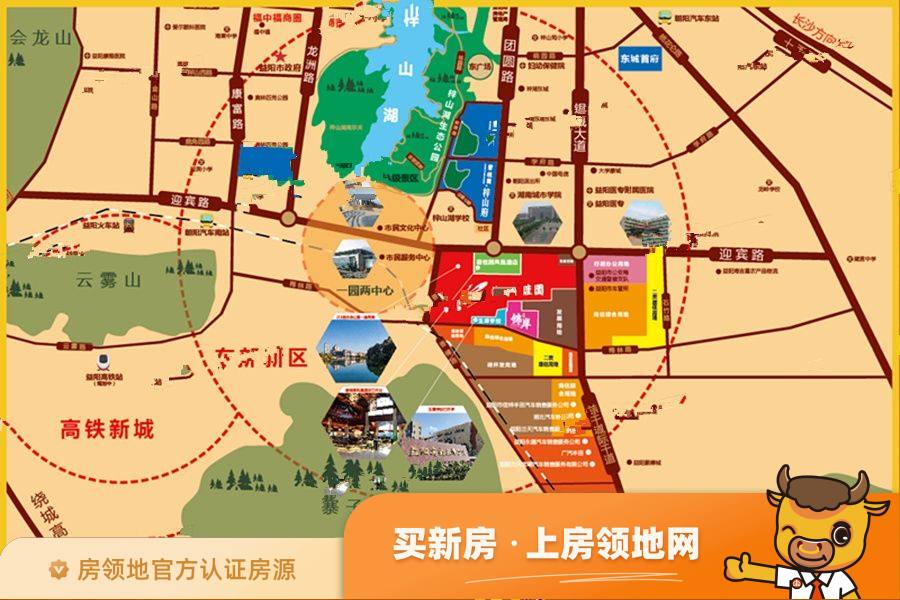 益阳碧桂园壹中心位置交通图66