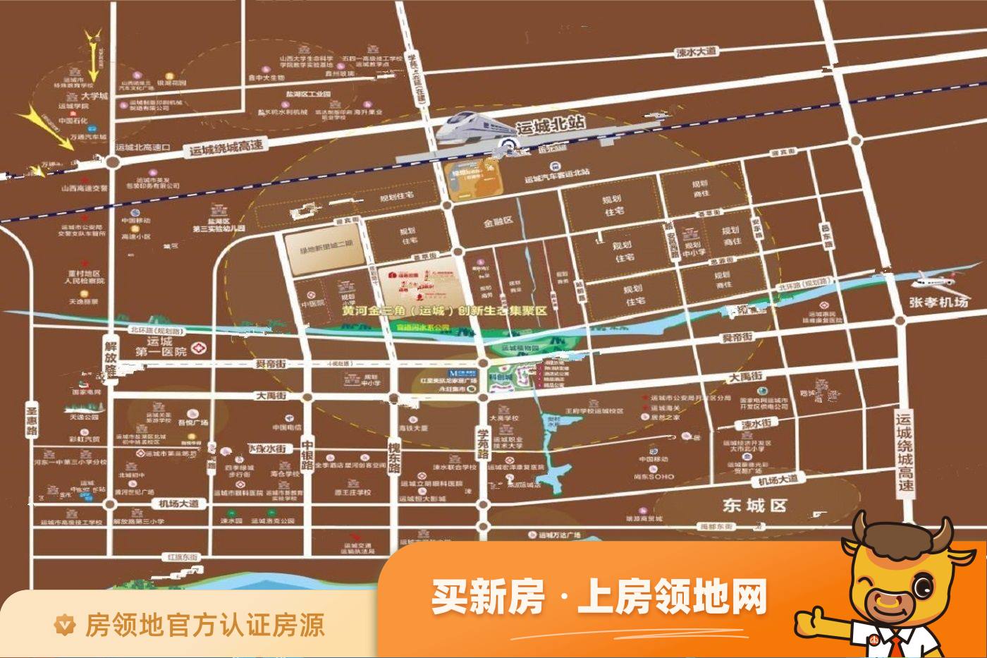 绿地新里城位置交通图2