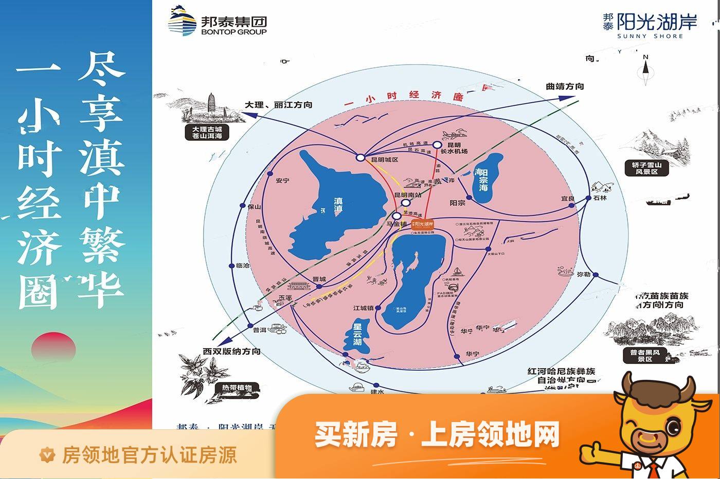 邦泰阳光湖岸位置交通图2