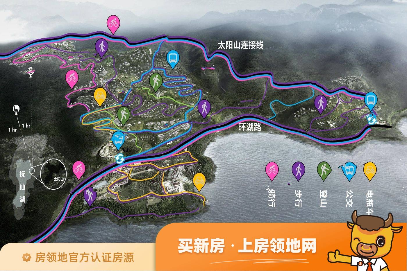 抚仙湖万科国际度假小镇位置交通图49