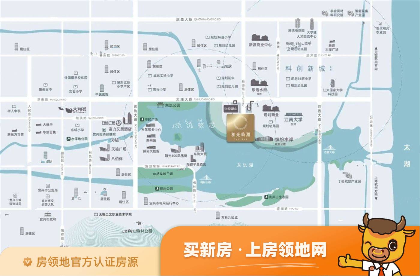 华晟新力和光屿湖位置交通图2