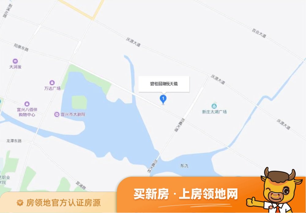 碧桂园湖悦天境位置交通图1
