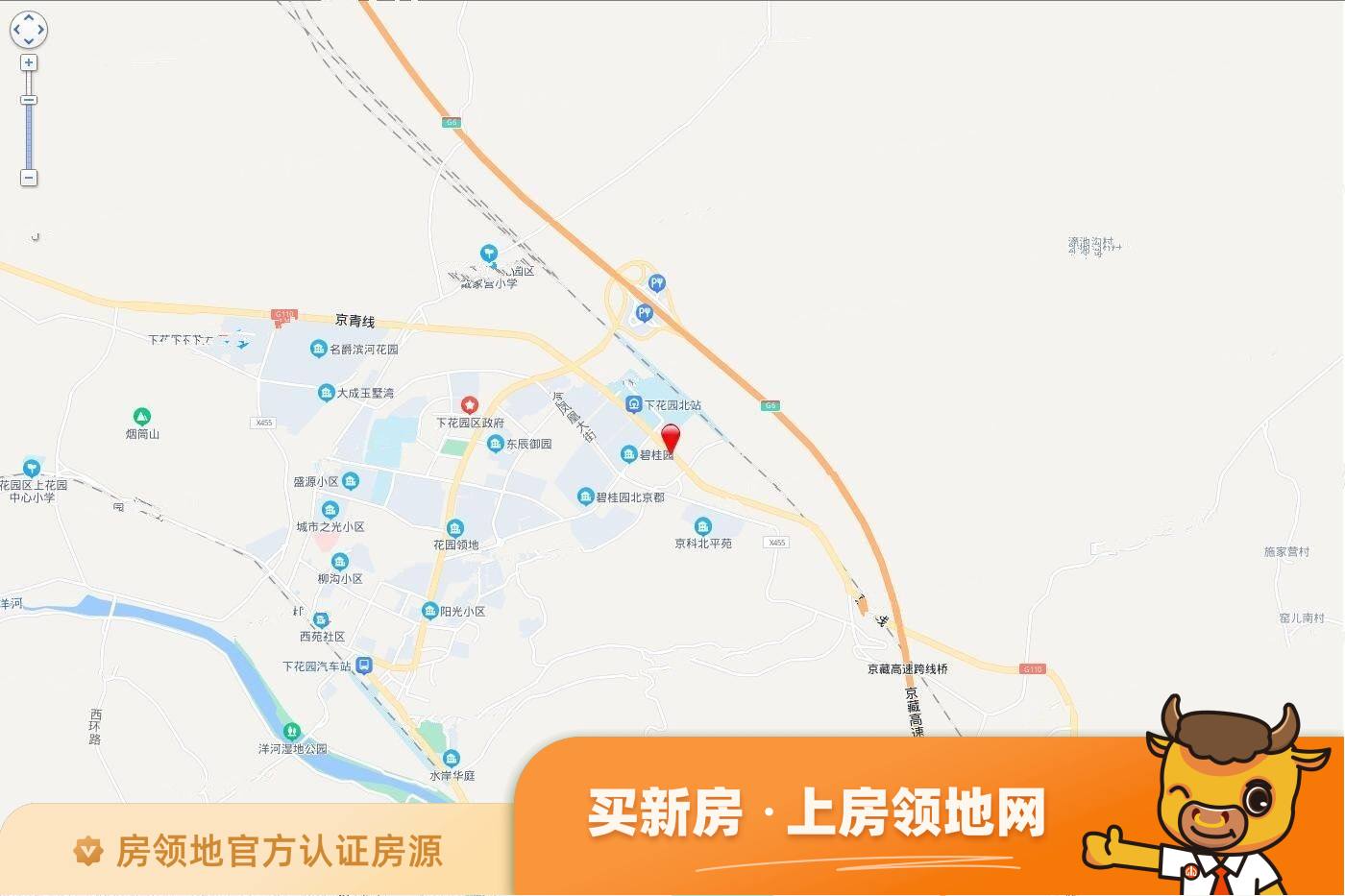 佳辉阁京北极客村位置交通图1