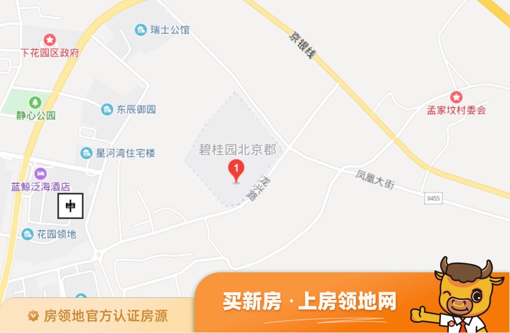 碧桂园北京郡位置交通图49