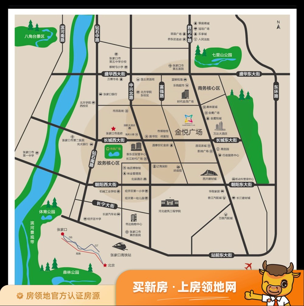 金悦广场位置交通图2