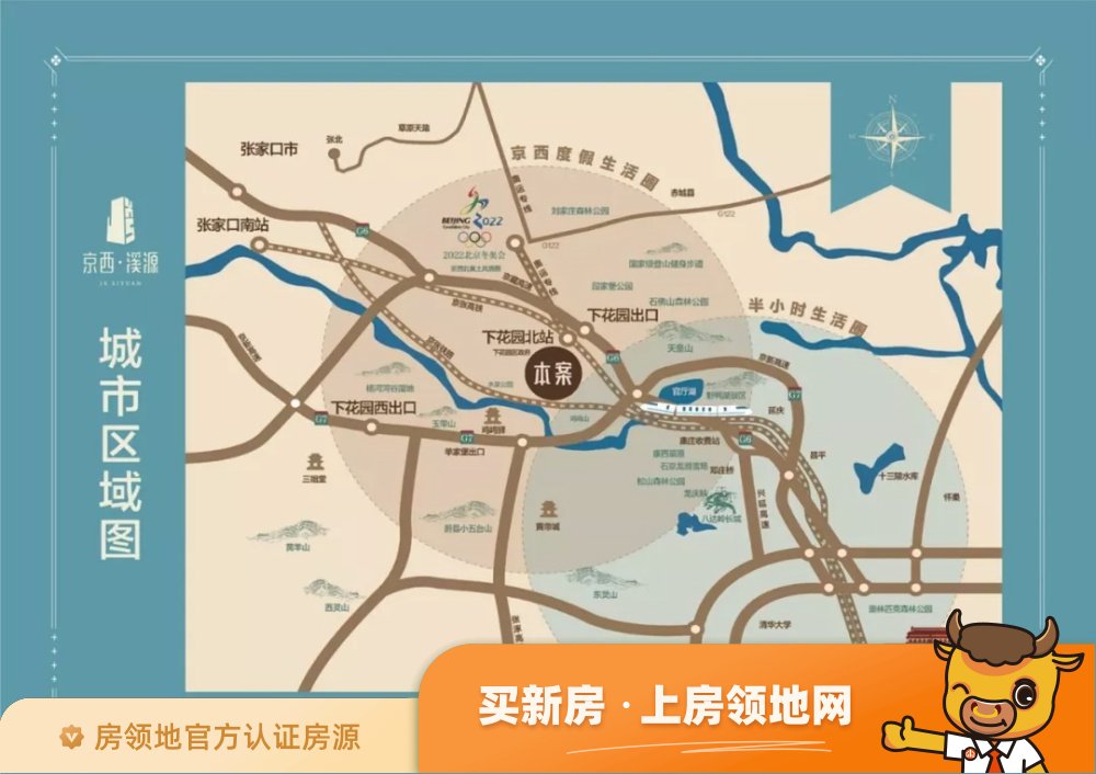 京西溪源位置交通图1
