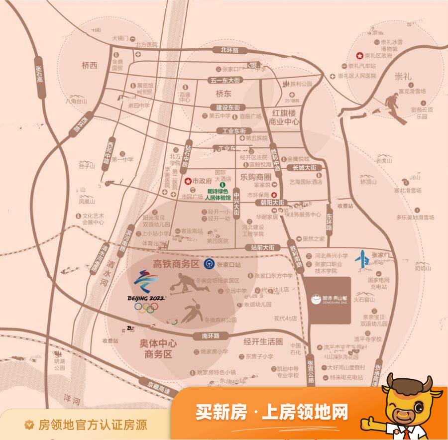 朗诗东山樾位置交通图1