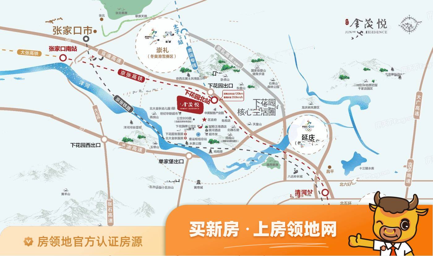 京北金茂悦位置交通图7