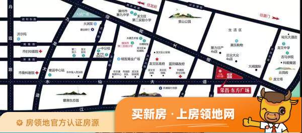 荣昌东方广场位置交通图1