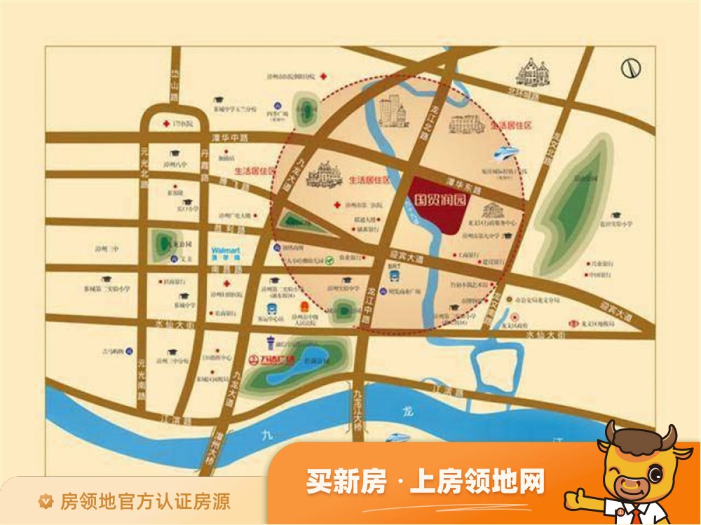 漳州国贸润园位置交通图47