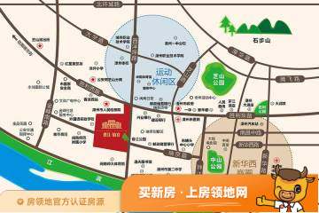 香江铂宫位置交通图4