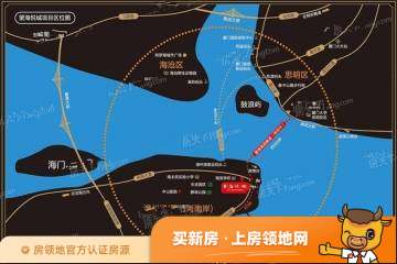 望海悦城位置交通图1