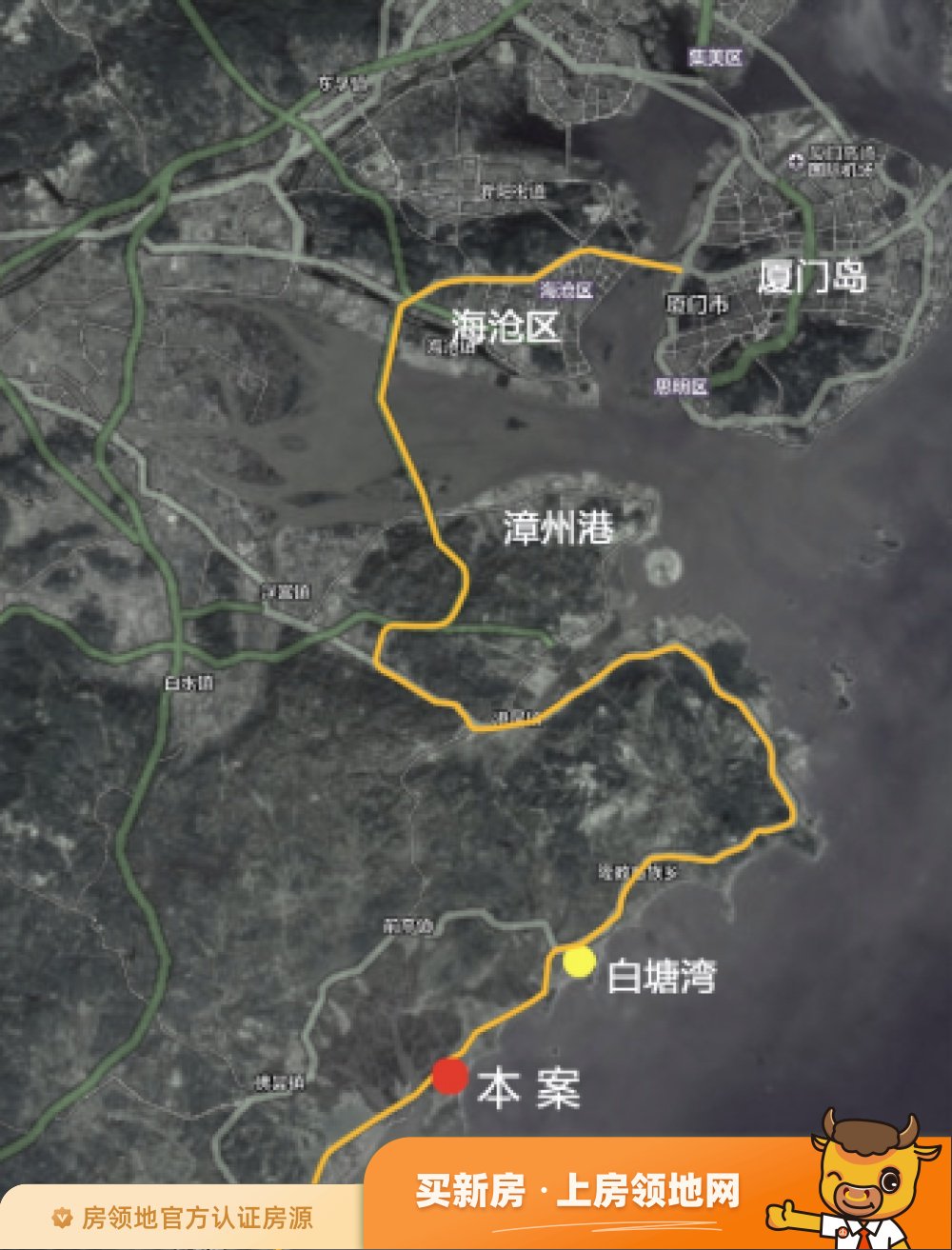 泰禾香山湾位置交通图3