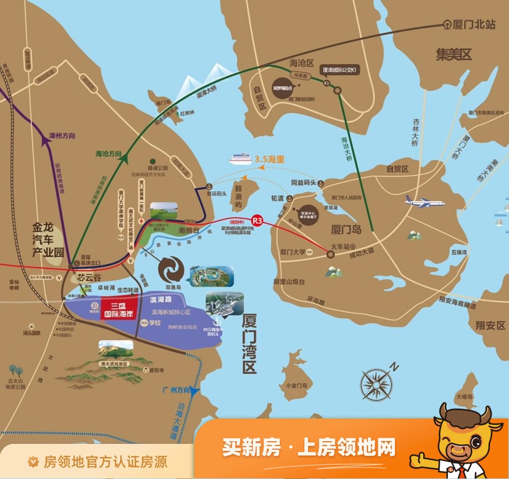 三盛璞悦海位置交通图40