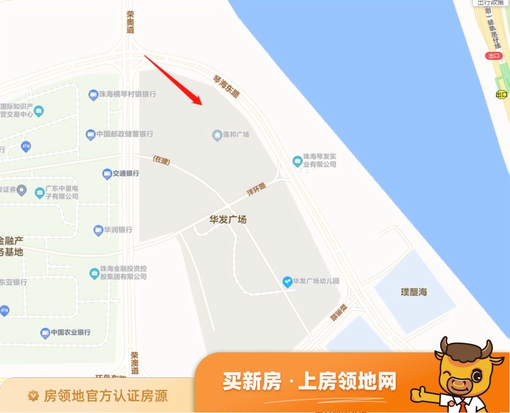 华发广场（天啟）商铺位置交通图1
