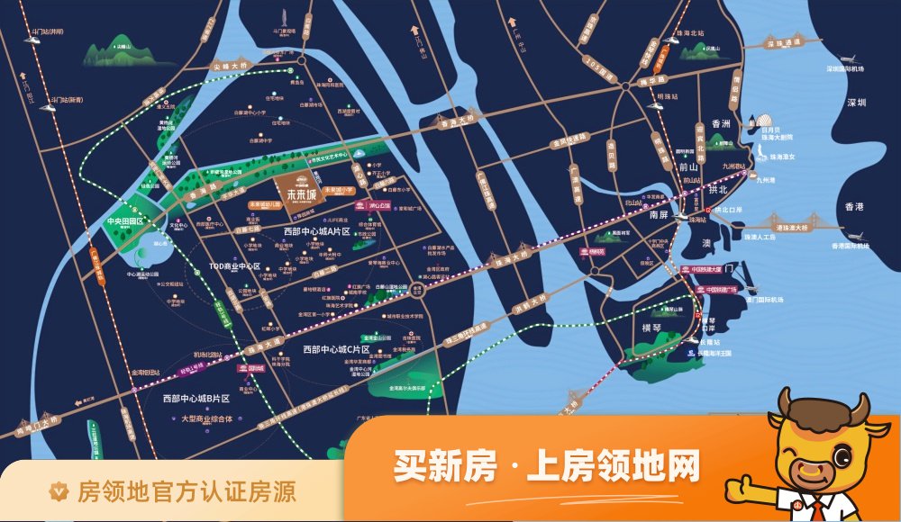 中国铁建未来城位置交通图1