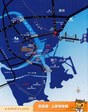 华发峰景湾位置交通图6
