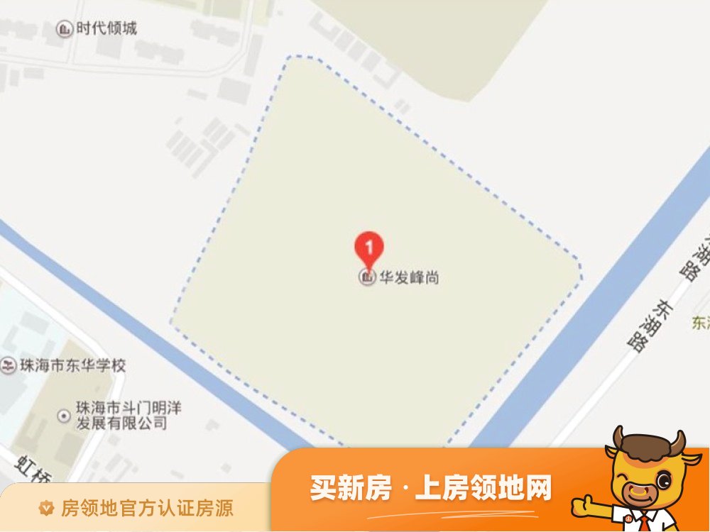华发峰尚位置交通图2