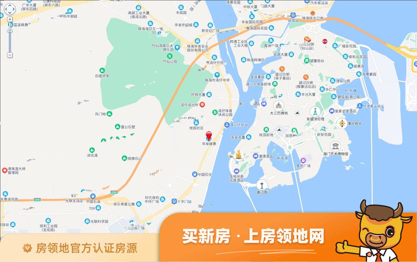 华发峰景名苑位置交通图16