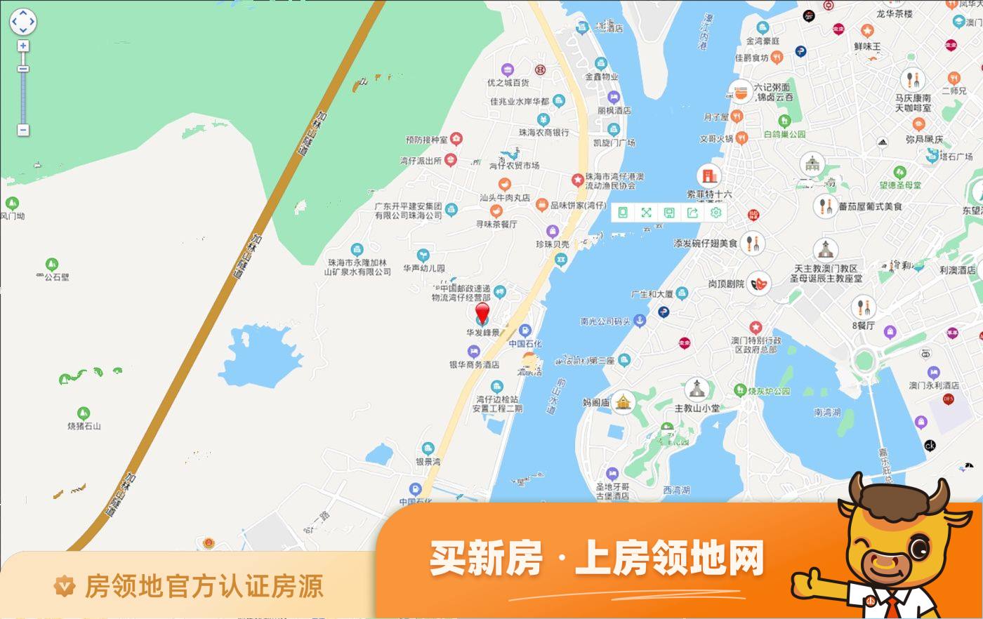 华发峰景名苑位置交通图2