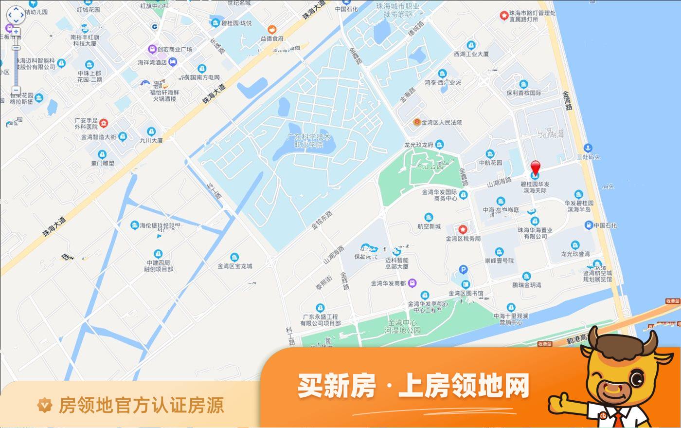 碧桂园华发滨海天际位置交通图11
