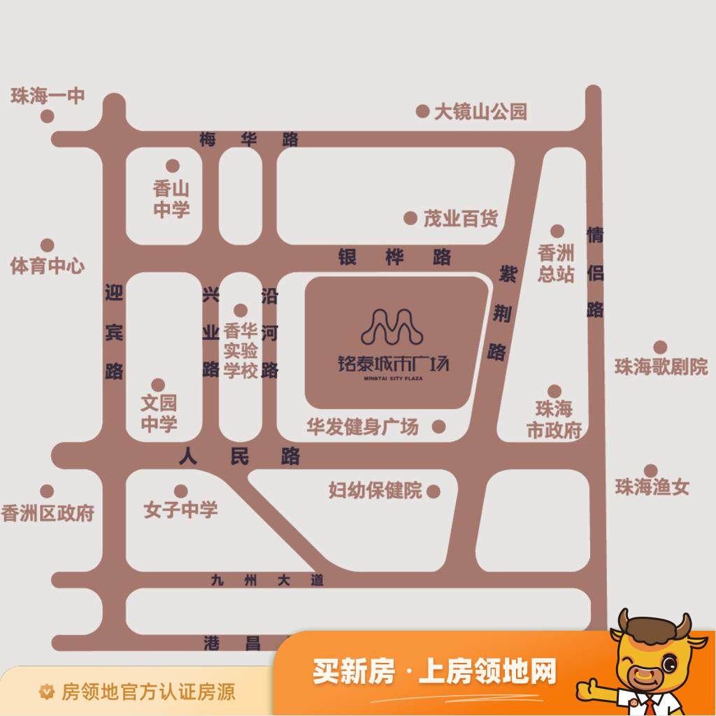 铭泰城市广场位置交通图23