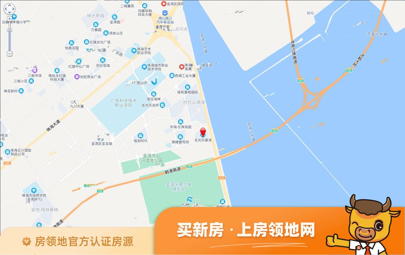 龙光玖誉湾位置交通图52