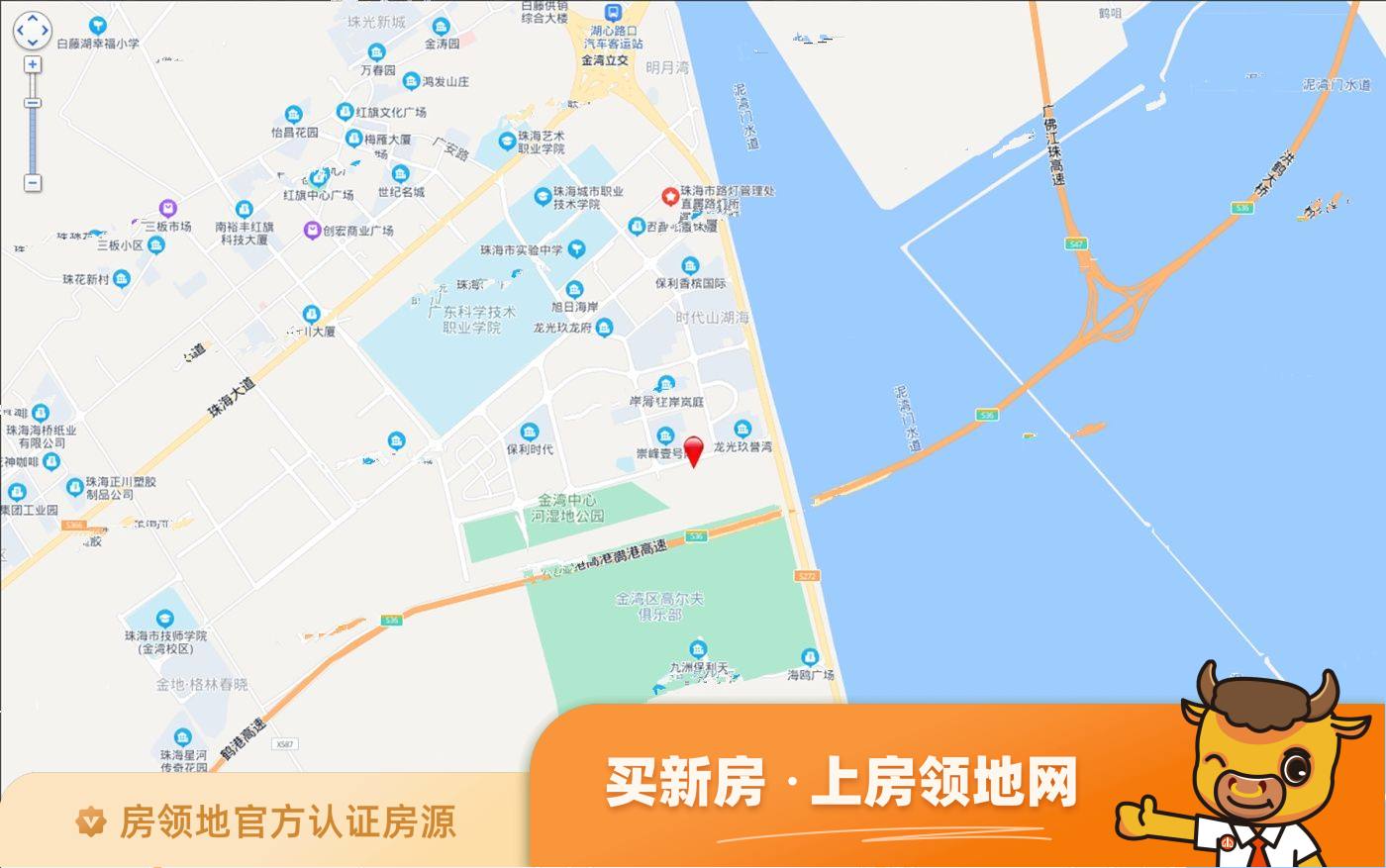 鹏瑞金玥湾位置交通图1