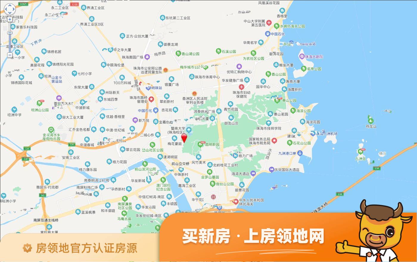 颐景山庄位置交通图1