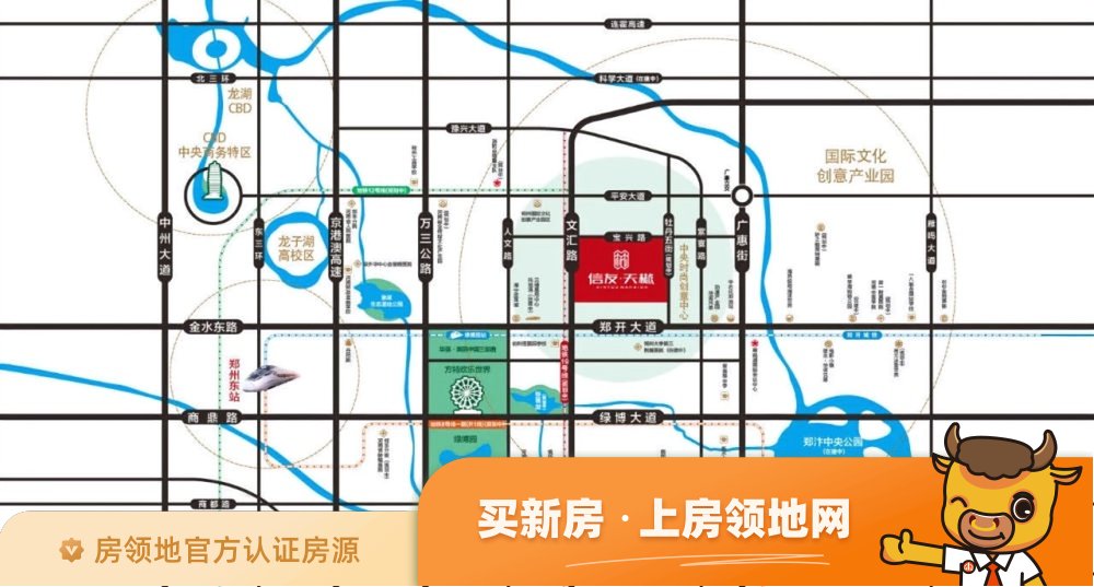 郑州信友天樾位置交通图25