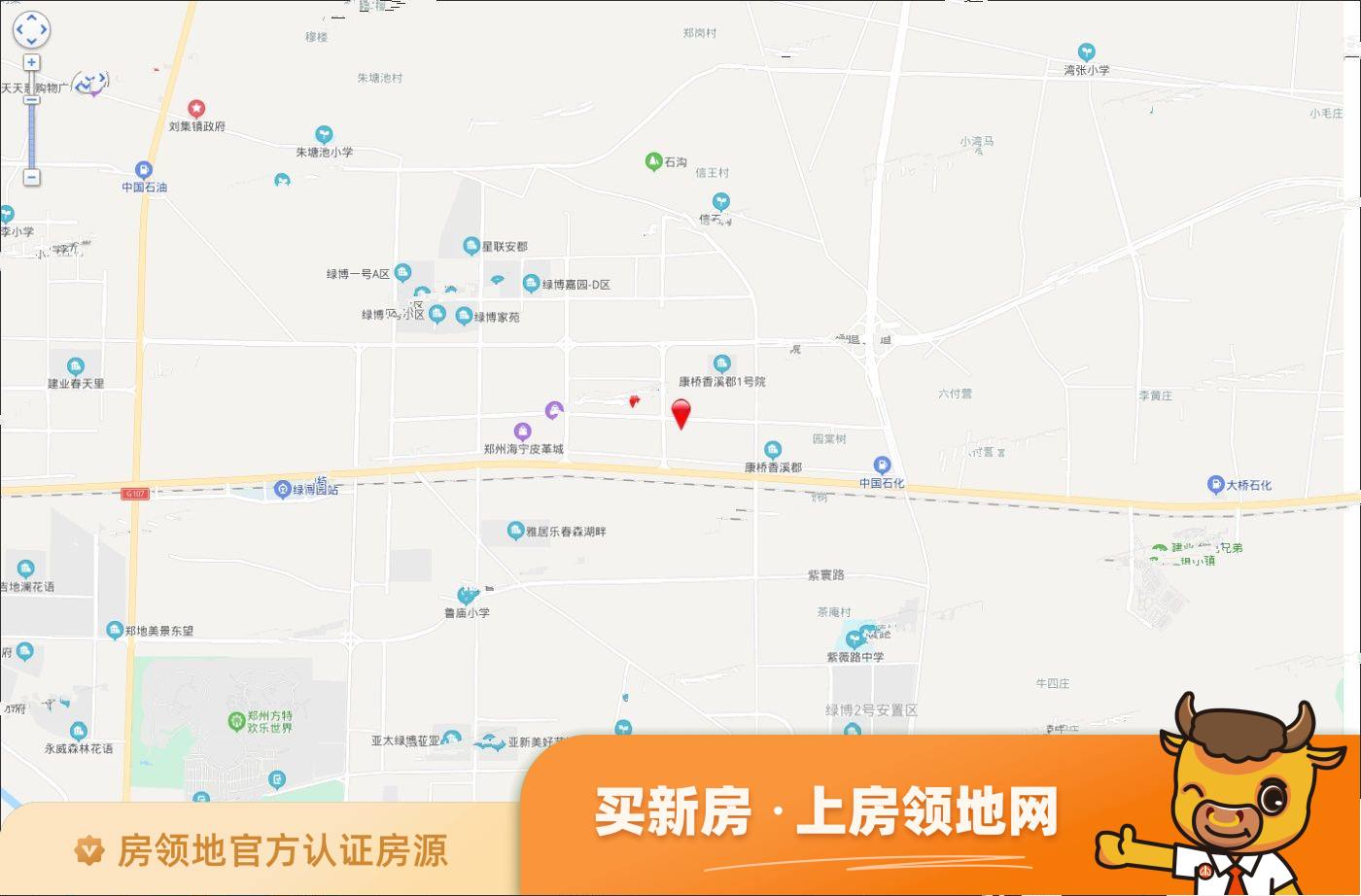 郑州信友天樾位置交通图3