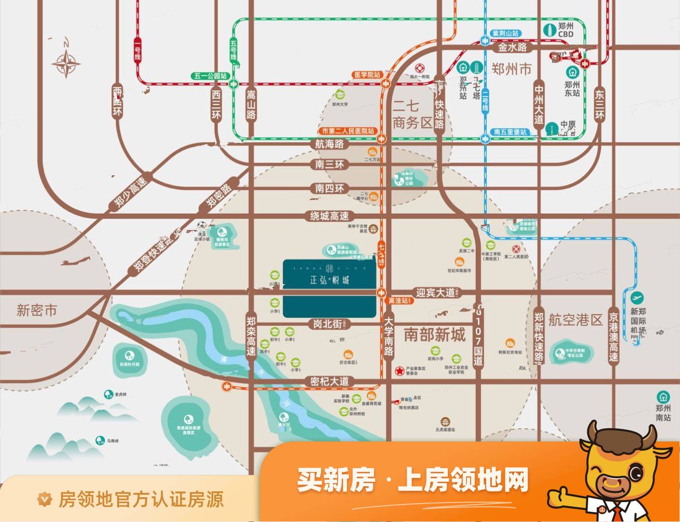 正弘悦城位置交通图3