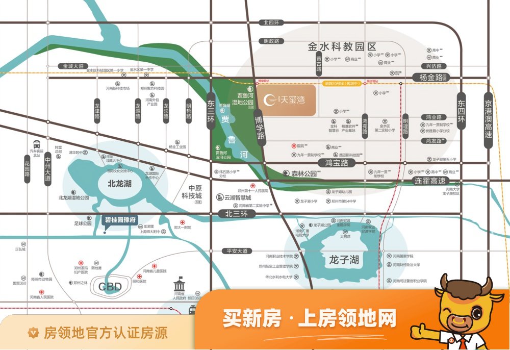 碧桂园天玺湾位置交通图36