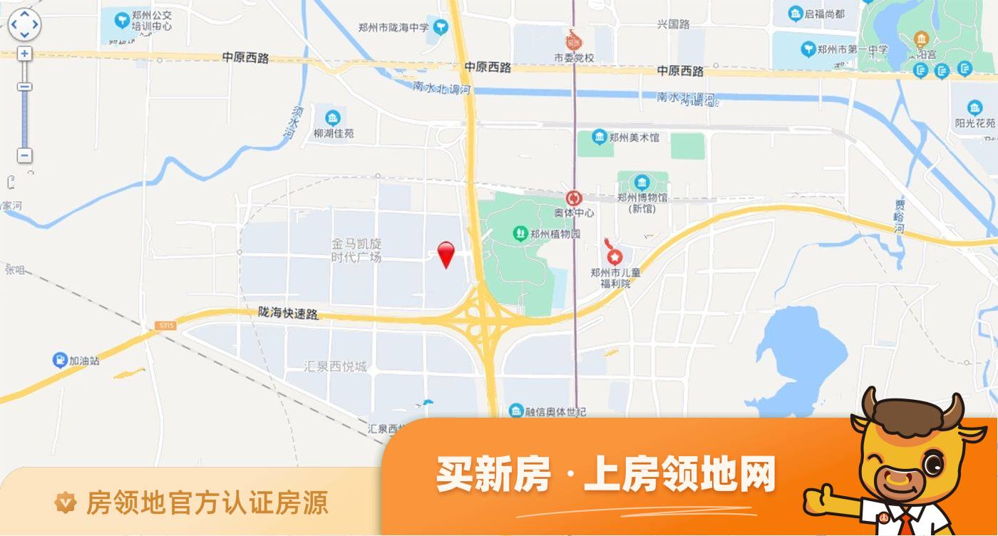郑州金马凯旋家居CBD位置交通图5