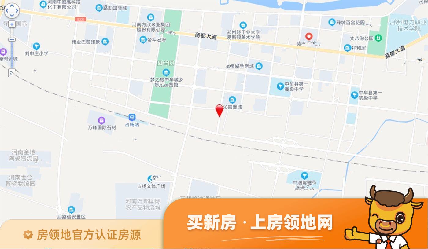 华强国际公馆位置交通图2