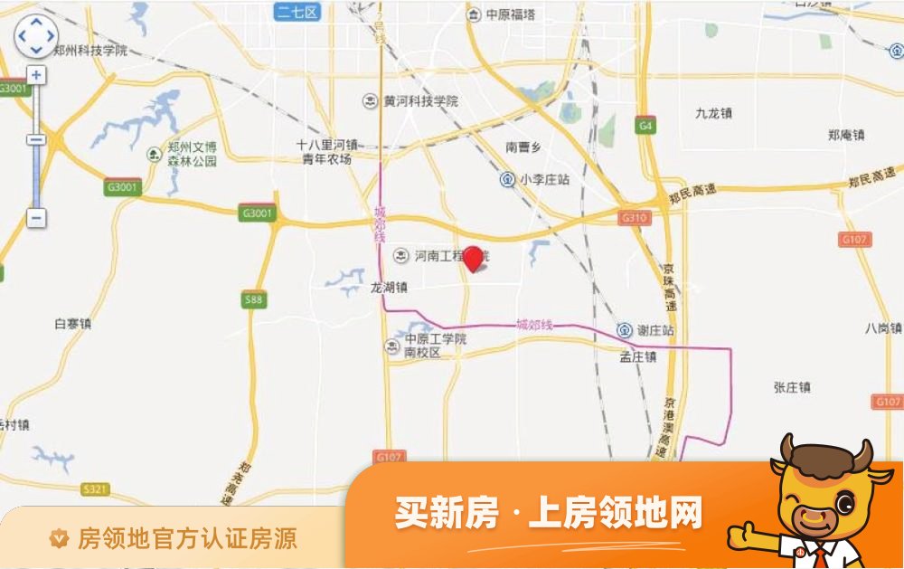 龙湖锦艺城位置交通图5