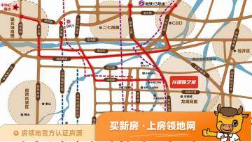 龙湖锦艺城位置交通图2