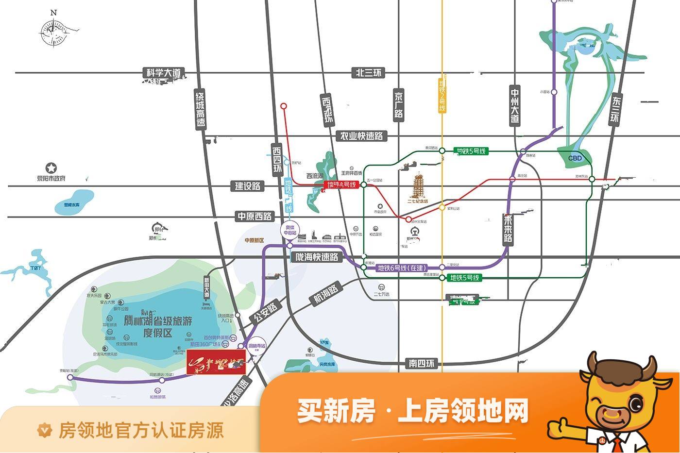 郑州碧桂园位置交通图64