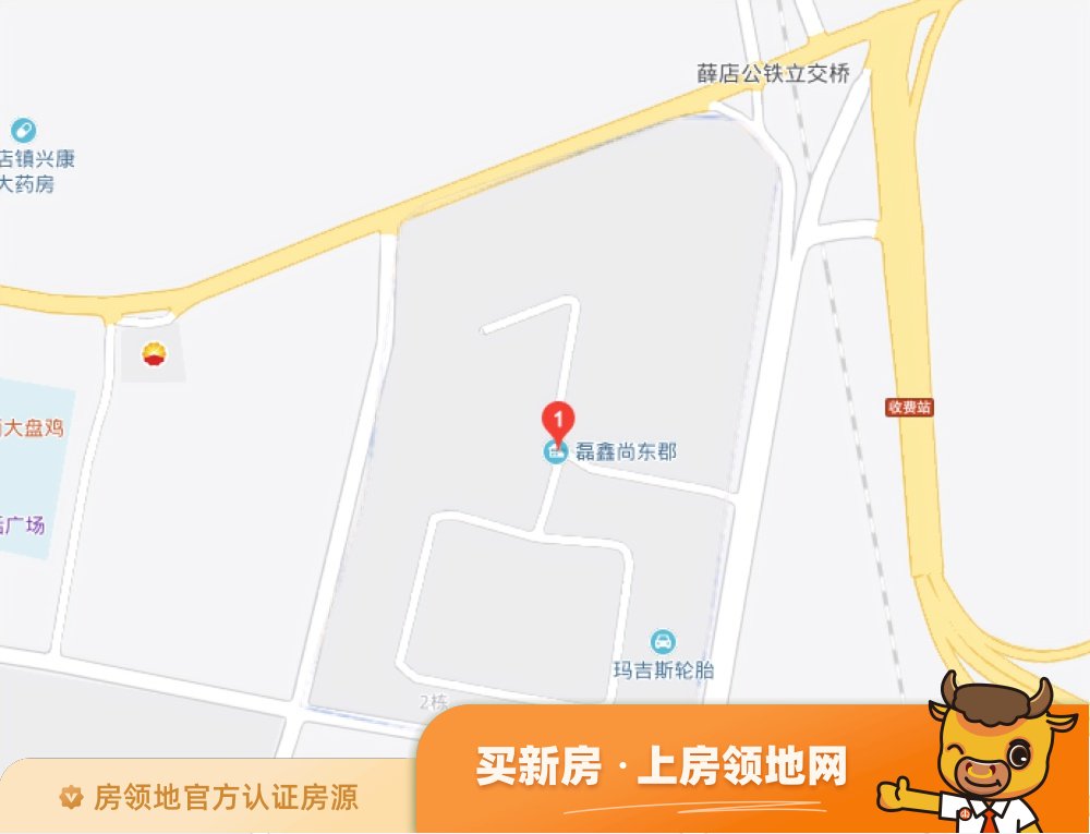 磊鑫尚东郡位置交通图39