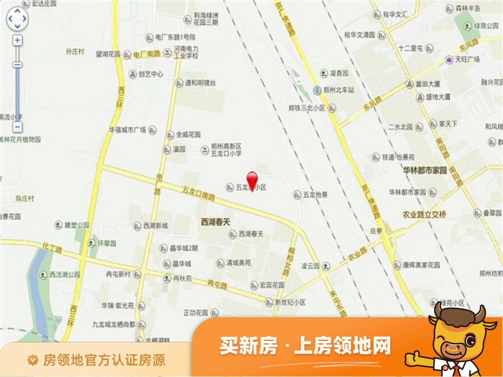 五龙新城位置交通图2