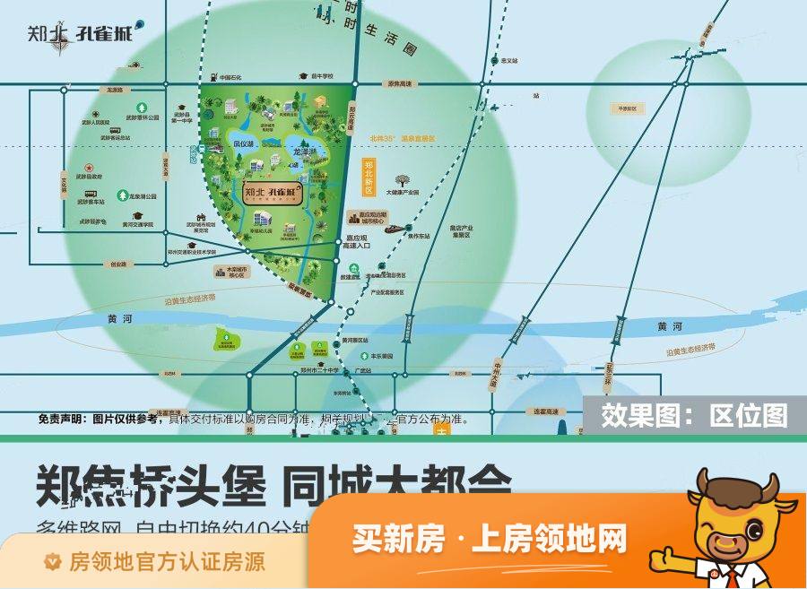 郑北孔雀城位置交通图61