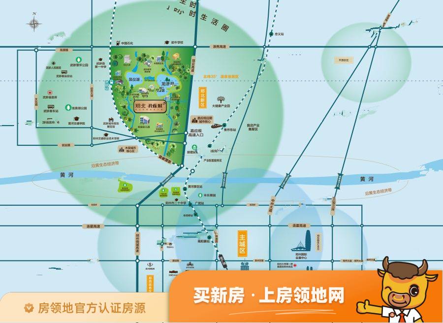 郑北孔雀城位置交通图62