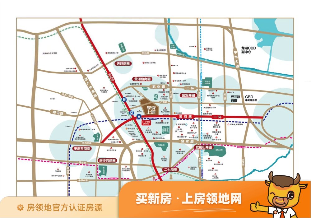 泉舜上城位置交通图1
