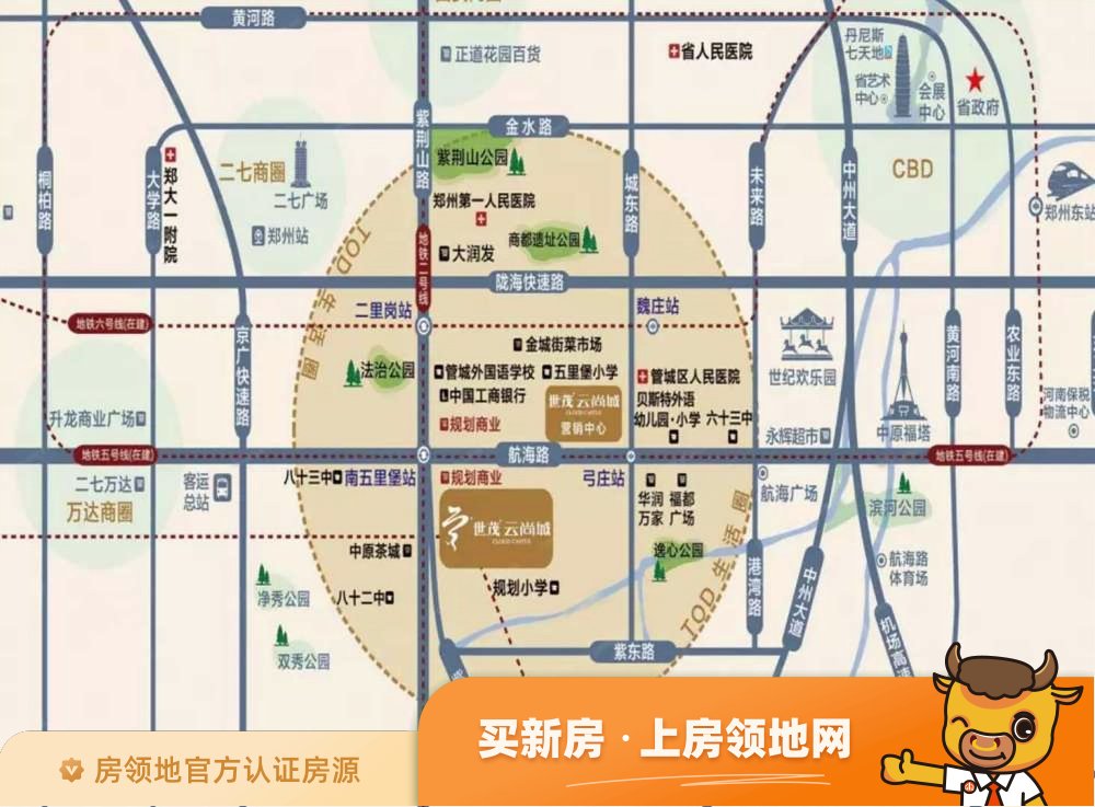 世茂云尚城位置交通图62