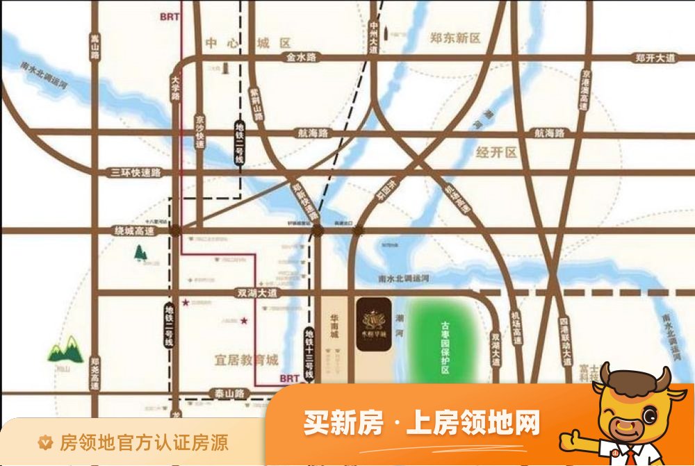 恒基水榭华城位置交通图3